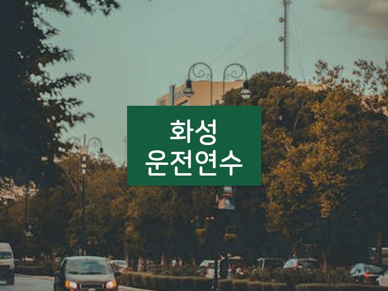 화성운전연수 후기