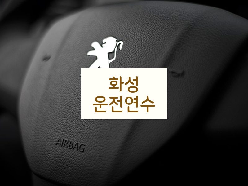 화성운전연수 후기