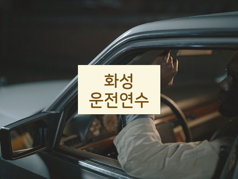 화성운전연수 후기