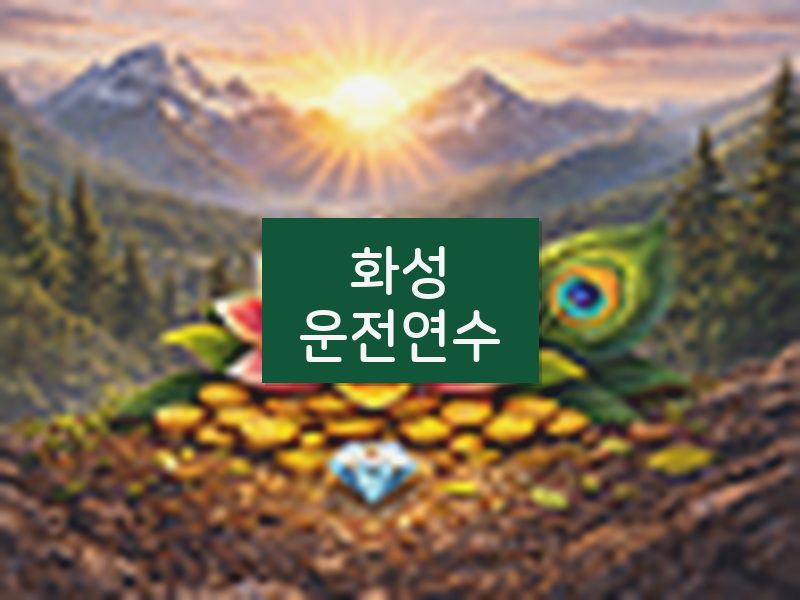 화성운전연수 후기