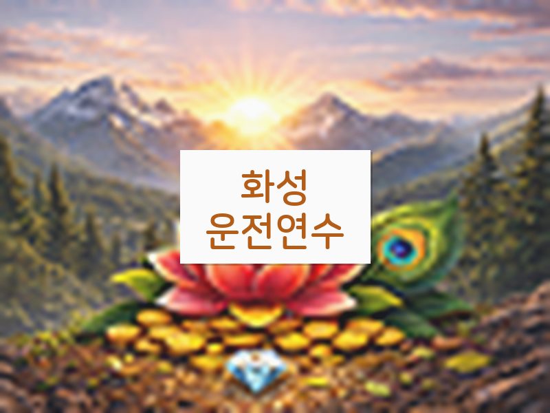 화성운전연수 후기
