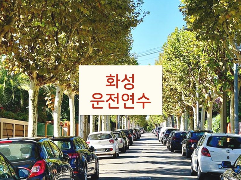 화성운전연수 후기