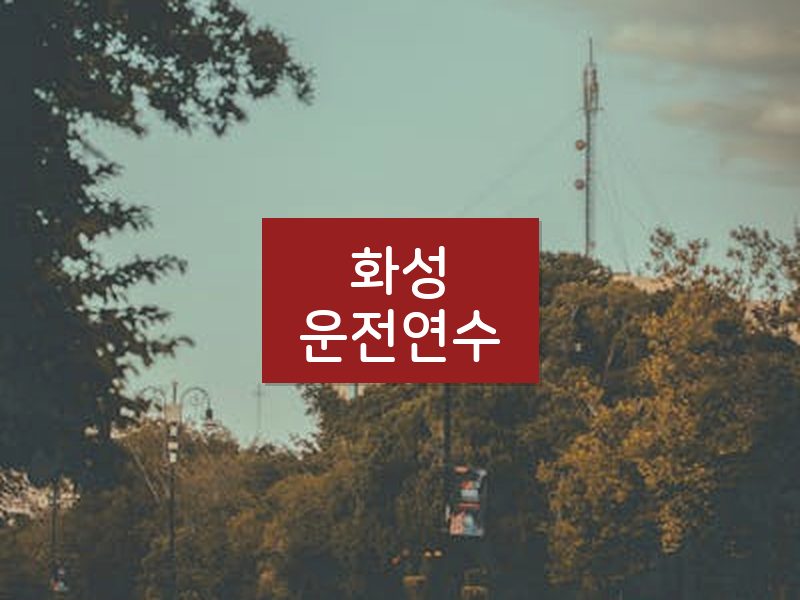 화성운전연수 후기