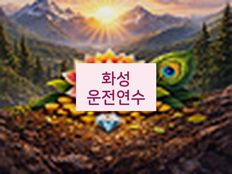화성운전연수 후기