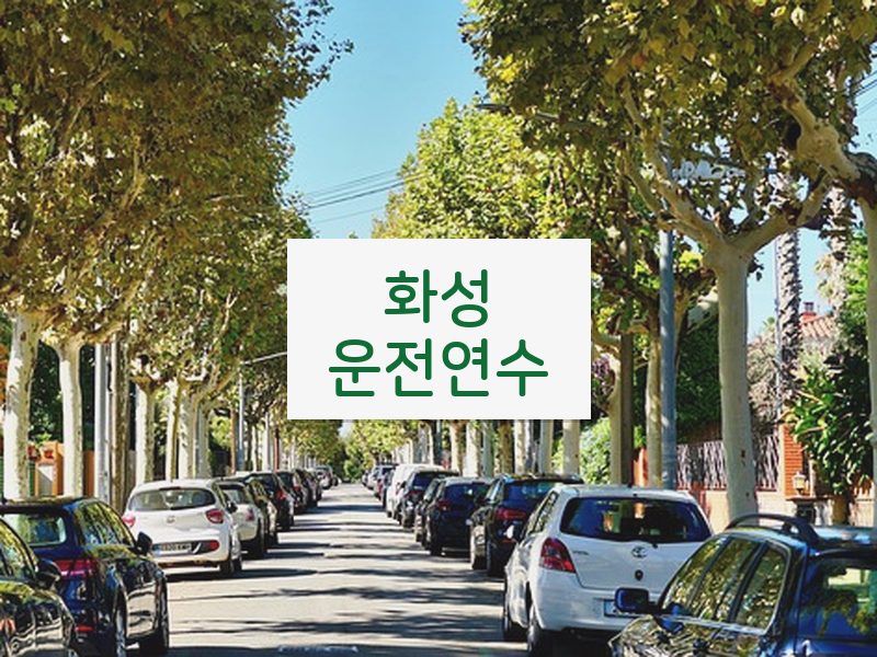 화성운전연수 후기