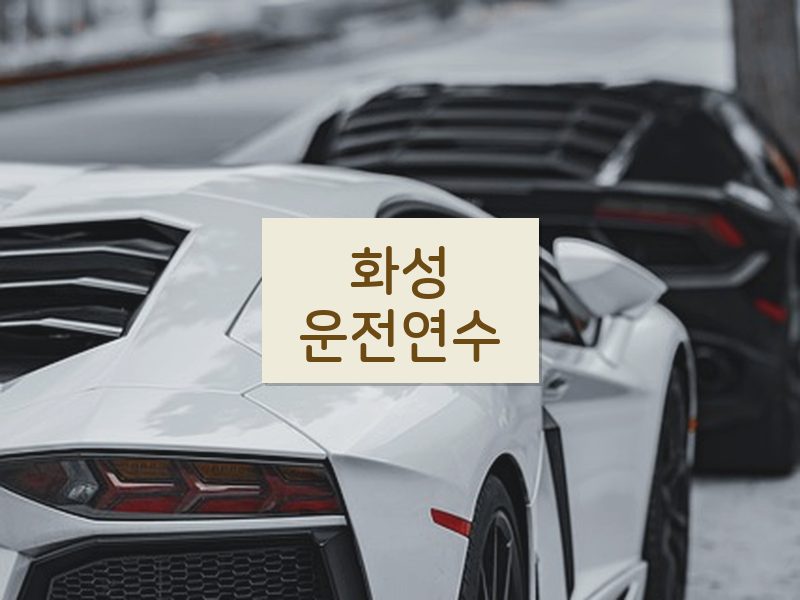 화성운전연수 후기