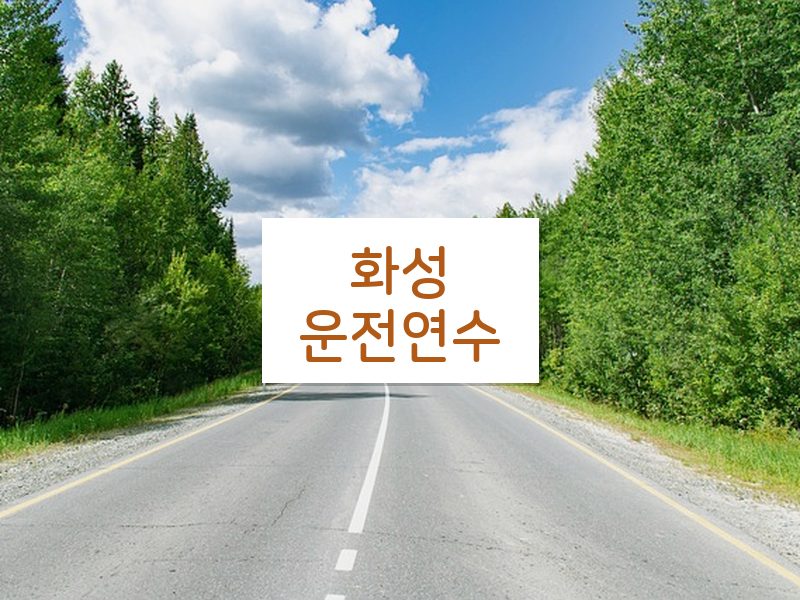 화성운전연수 후기