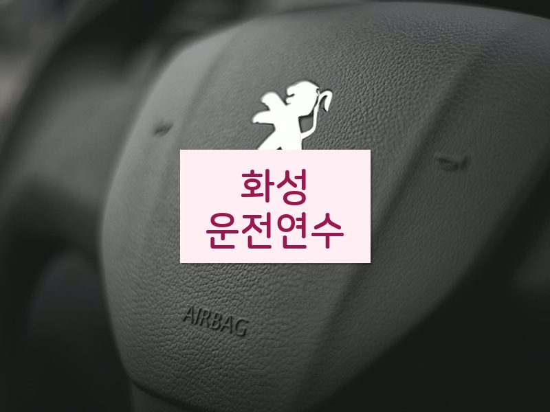 화성운전연수 후기