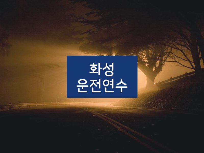 화성운전연수 후기