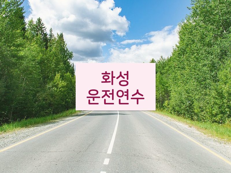 화성운전연수 후기