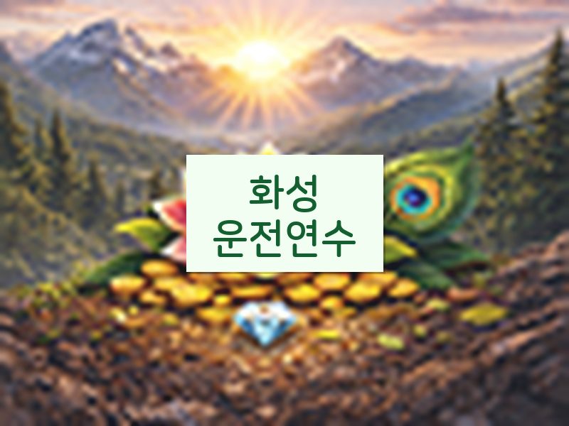 화성운전연수 후기