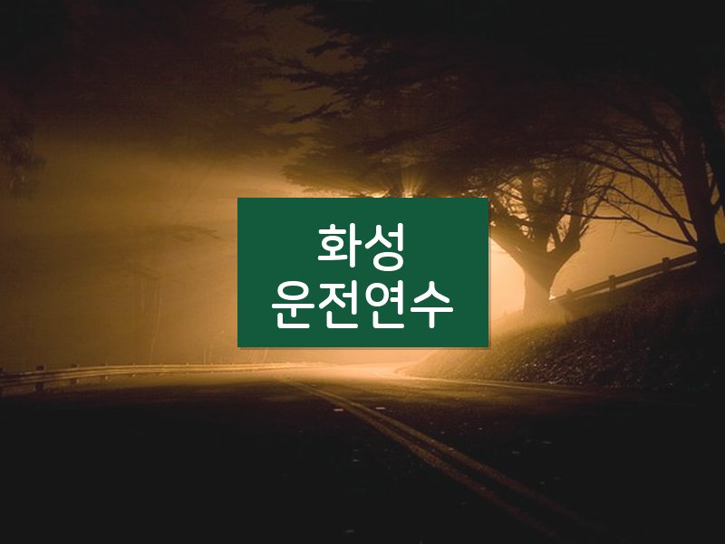 화성운전연수 후기