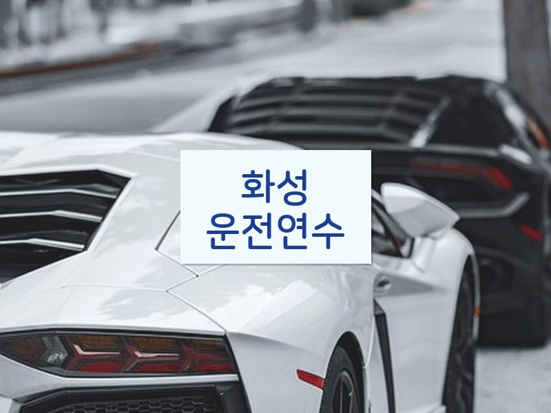 화성운전연수 후기
