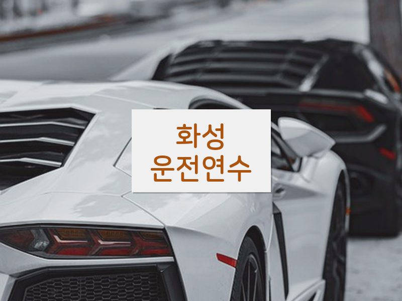 화성운전연수 후기